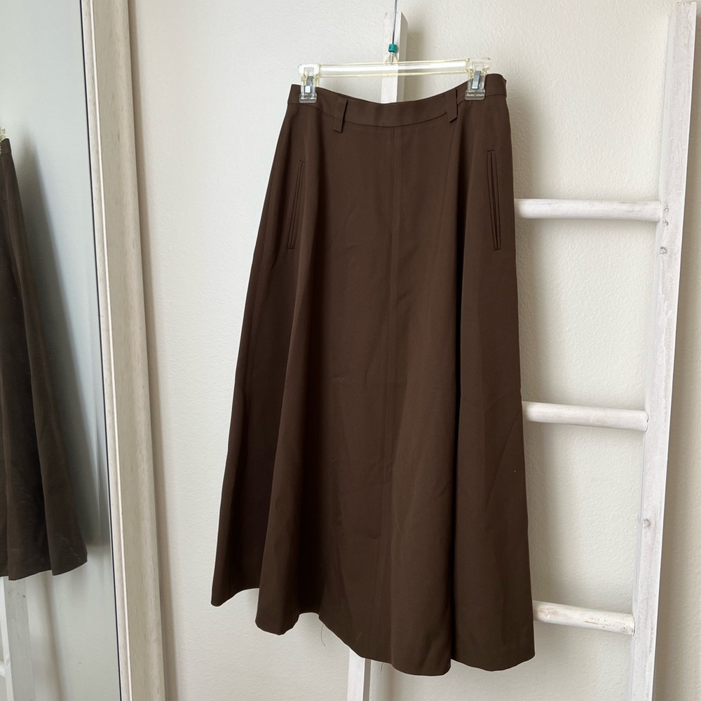 Linda Allard for Ellen Tracy 100% Wool Skirt